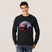 Hot Chocolate Synthwave 80s Retrowave Aesthetic T-Shirt (Vorne ganz)
