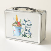 Hot Chocolate Unicorn Metall Brotdose (Rückseite)