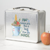 Hot Chocolate Unicorn Metall Brotdose (Beispiel)