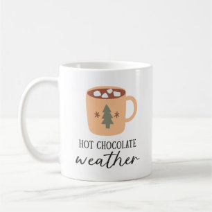 Hot Chocolate Weather Festive Holiday Küche Kaffeetasse