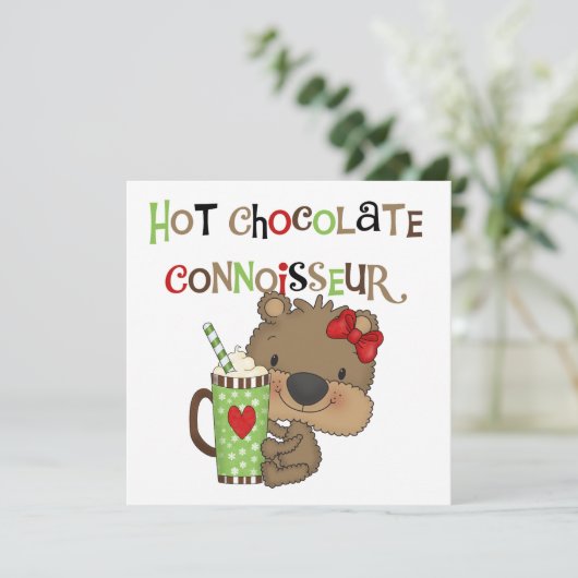 Hot ChocolateConoisseur Girl Bear (Stehend Vorderseite)