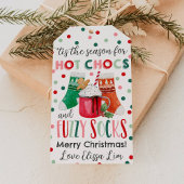 Hot Chocs And Fuzzy Socks Weihnachts-Geschenkanhän Geschenkanhänger