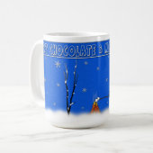 HOT CHSCHOCOLATE & MARSHMALLOW MAN TASSE - 15 oz. (Vorderseite Links)