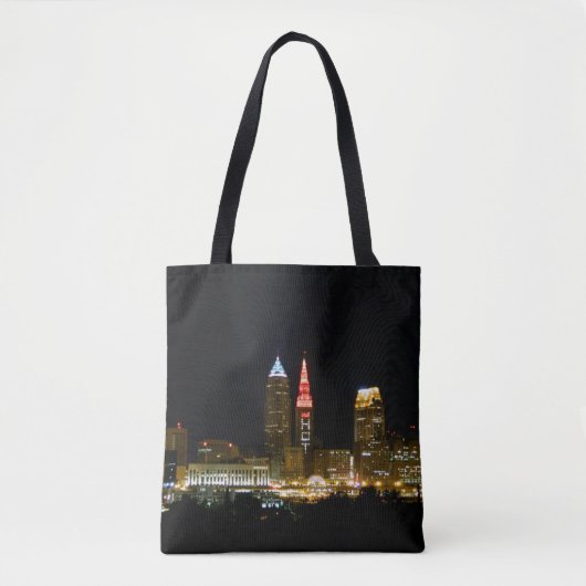 Hot Cleveland Night Printed Tasche (Vorderseite)