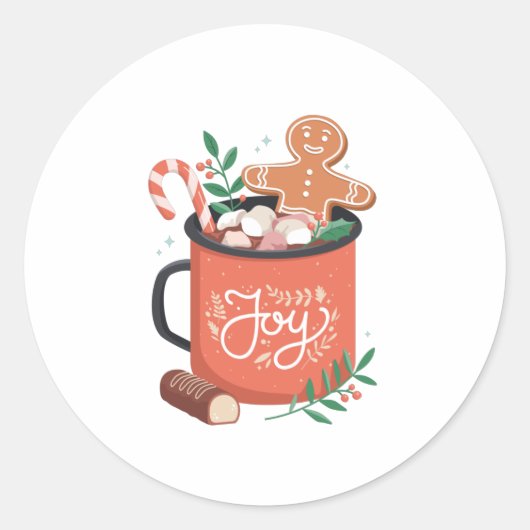 HOT COA CHRISTMAS RUNDER AUFKLEBER (Vorderseite)