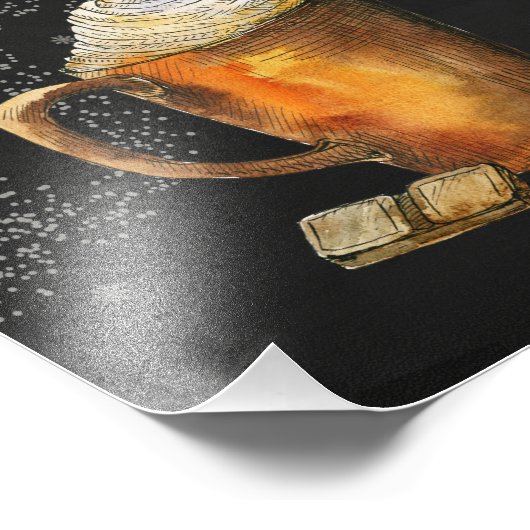 Hot Coco Bar Sign Fotodruck (Ecke)