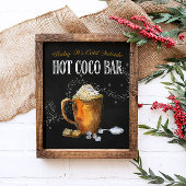 Hot Coco Bar Sign Fotodruck