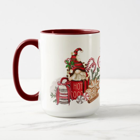 Hot Coco Christmas Gnome Tasse (Links)