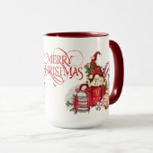 Hot Coco Christmas Gnome Tasse (VorderseiteRechts)