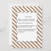 Hot Coco & Cookies Cookie Swap/Exchange Einladung (Rückseite)