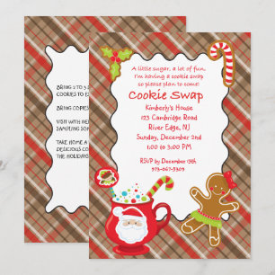Hot Coco & Cookies Cookie Swap/Exchange-Einladung Einladung