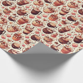 Hot Coco Geschenkpapier (Ecke)