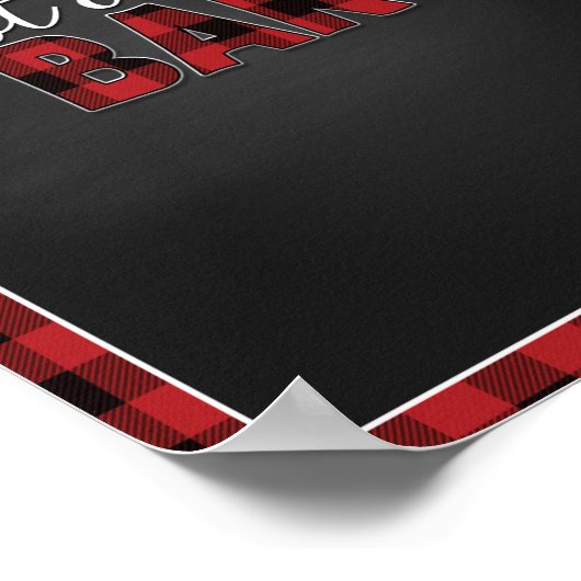 Hot Cocoa Bar Flannel Fling 8x10 Poster/Zeichen Poster (Ecke)