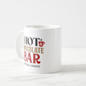 Hot Cocoa Bar Funny Christmas Kaffeetasse (Vorderseite Links)