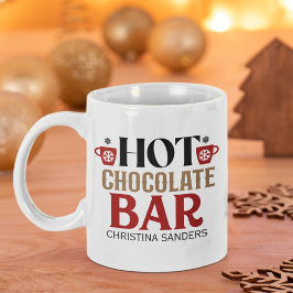 Hot Cocoa Bar Funny Christmas Kaffeetasse