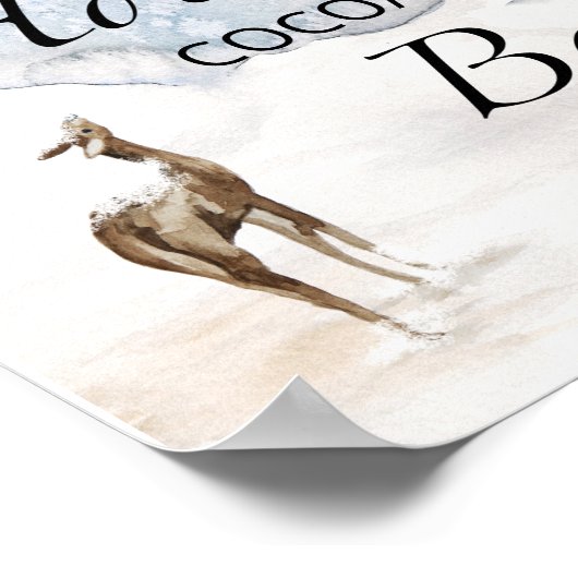 Hot Cocoa Bar Poster (Ecke)