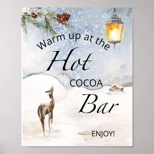 Hot Cocoa Bar Poster (Vorne)