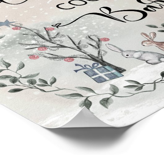 Hot Cocoa Bar Poster (Ecke)