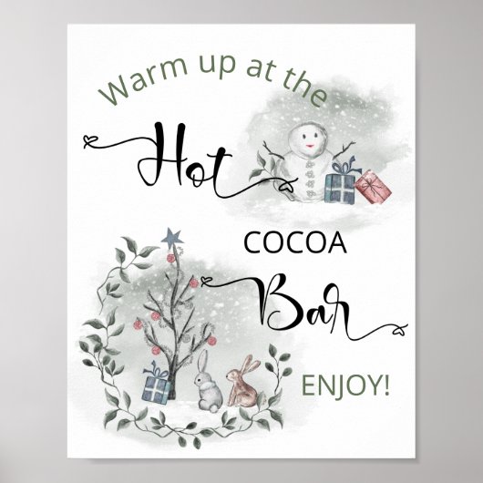 Hot Cocoa Bar Poster (Vorne)