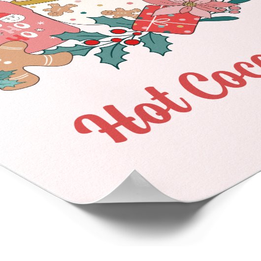 Hot Cocoa Bar Poster (Ecke)