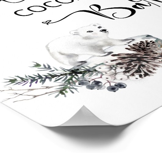 Hot Cocoa Bar Poster (Ecke)