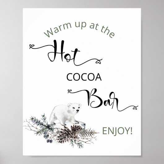 Hot Cocoa Bar Poster (Vorne)