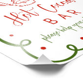 Hot Cocoa bar sign Fotodruck (Ecke)