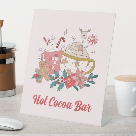 Hot Cocoa Bar Sockelschild (In Situ)