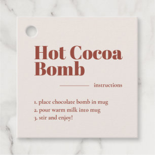 Hot Cocoa Bomb Hot Chocolate Bomb Gevor Geschenkanhänger
