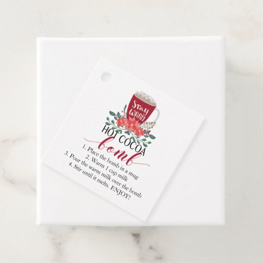 Hot Cocoa Bombe Weihnachtsanfang Platz Geschenkanhänger (Beispiel)