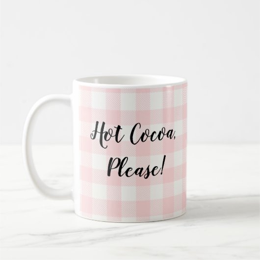 Hot Cocoa Buffalo Karo Berg Kaffee Tasse (Links)
