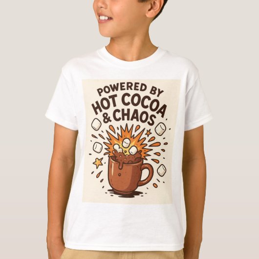 Hot Cocoa Chaos Blast T-Shirt (Vorderseite)