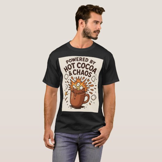 Hot Cocoa Chaos Blast T-Shirt (Vorne ganz)