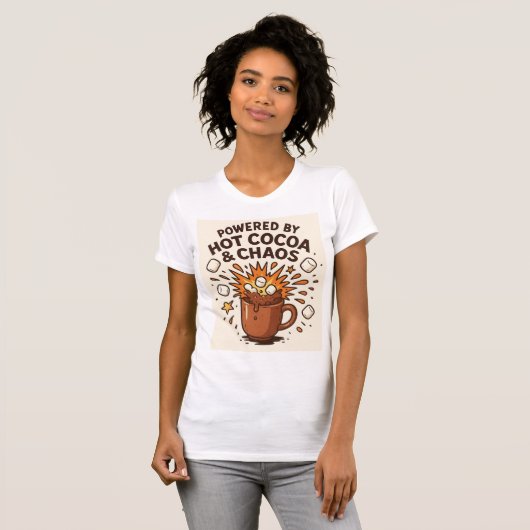 Hot Cocoa Chaos Blast T-Shirt (Vorne ganz)