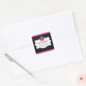 Hot Cocoa Chocolate Bombs Square Sticker (Umschlag)