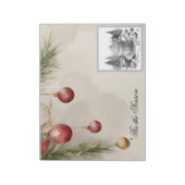 Hot Cocoa Christmas Notepad - Gemütliche Notizen f Notizblock (Rotiert)