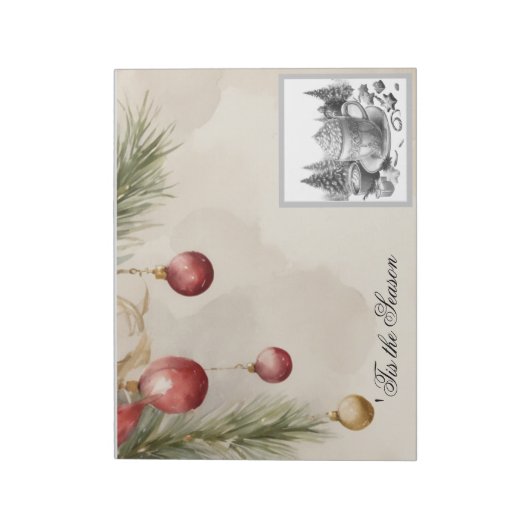 Hot Cocoa Christmas Notepad - Gemütliche Notizen f Notizblock (Rotiert)