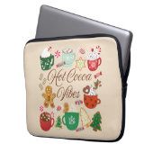 Hot Cocoa Christmas Vibes Laptopschutzhülle (Vorderseite Links)