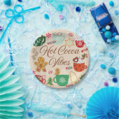 Hot Cocoa Christmas Vibes Pappteller (Party)