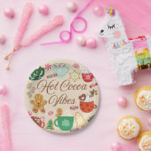 Hot Cocoa Christmas Vibes Pappteller (Party)