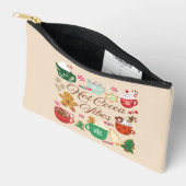 Hot Cocoa Christmas Vibes Zubehörtasche (Offen)