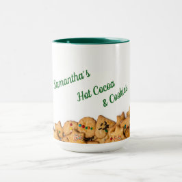 Hot Cocoa & Cookies - Personalisierte Mug Tasse