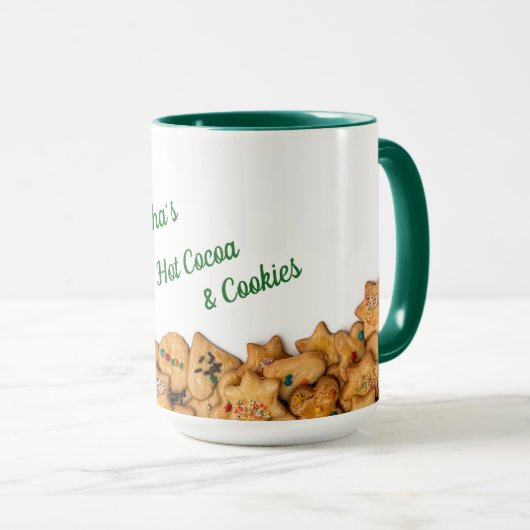 Hot Cocoa & Cookies - Personalisierte Mug Tasse (VorderseiteRechts)