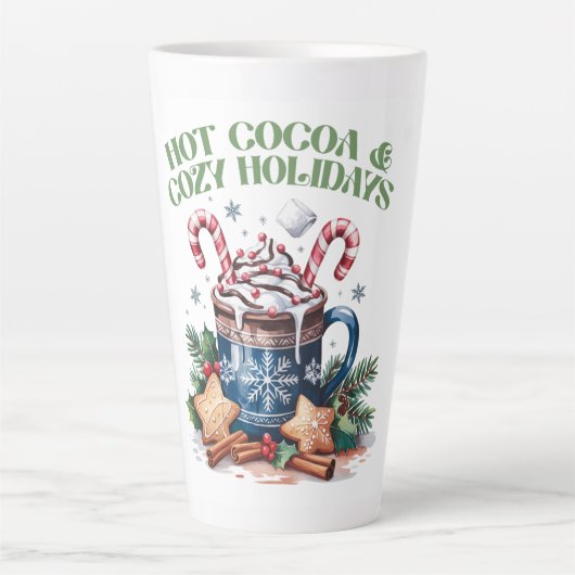 Hot Cocoa & Cozy Holidays Milchtasse (Vorderseite)