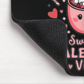 Hot Cocoa Crew Sweetest Valentine Vibes Matching C Mousepad (Ecke)