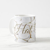 Hot Cocoa ein Kunstkonzept von Glitch2 Designs Kaffeetasse (Vorderseite Links)