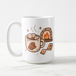 Hot Cocoa & Fireplace Kaffeetasse