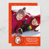 Hot-Cocoa-Foto-Urlaubskarte Feiertagskarte (Vorne/Hinten)