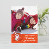 Hot-Cocoa-Foto-Urlaubskarte Feiertagskarte (Stehend Vorderseite)