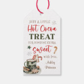 Hot Cocoa Gefallen Feiertag Hot Chocolate Geschenkanhänger (Vorderseite)
